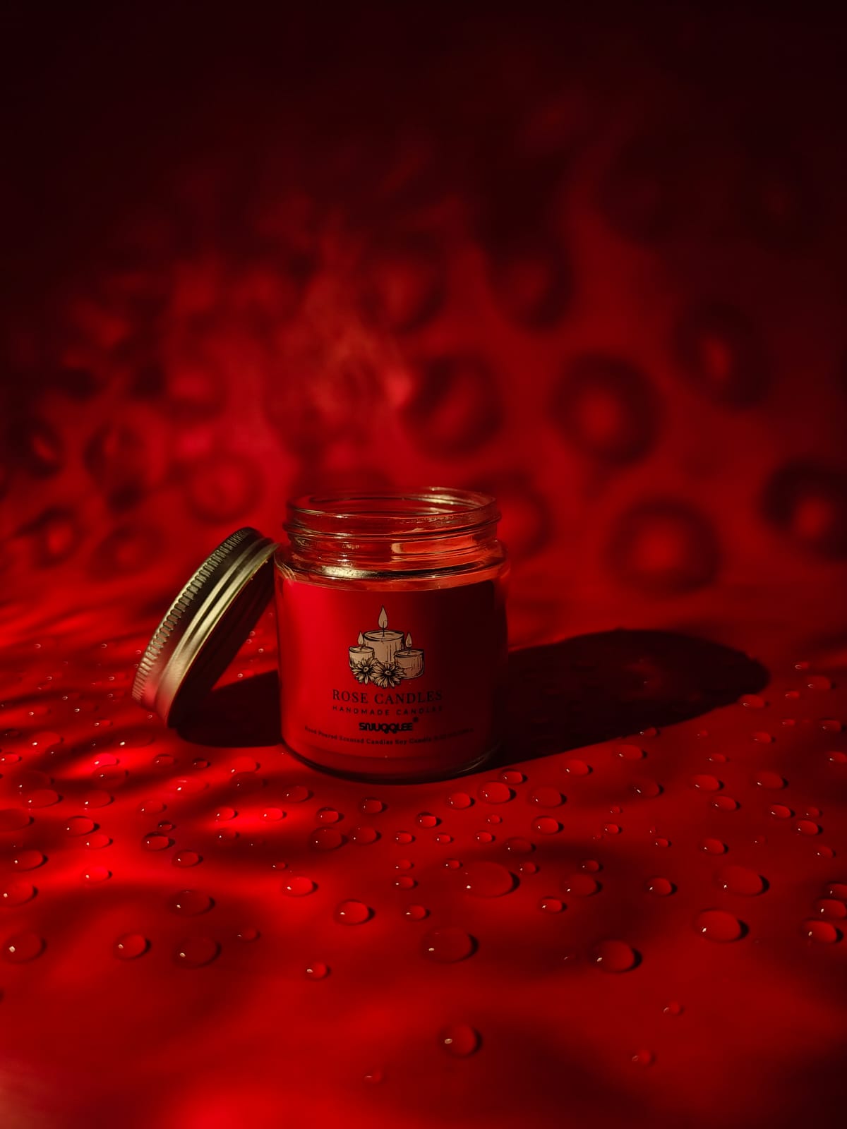 Snugglee® Rose Candle – Handcrafted Luxury Aromatic Candle - Image 6
